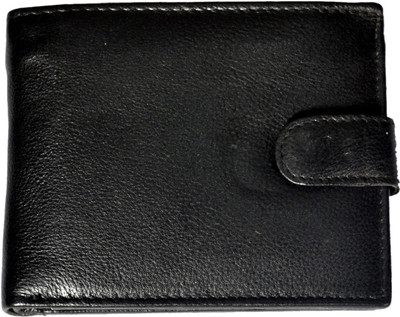 

rza Men Black Genuine Leather Wallet(6 Card Slots)
