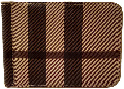

SGE89 Men Brown Artificial Leather Money Clip(6 Card Slots)
