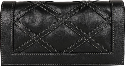 

Regalia Women Formal Black Artificial Leather Wrist Wallet(5 Card Slots)