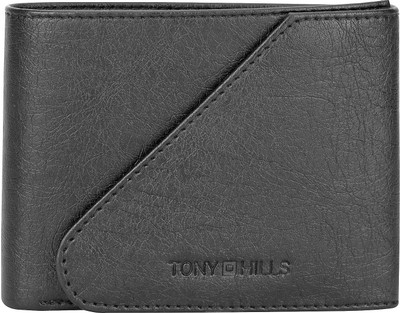 

Tony Hills Men Black Artificial Leather Wallet(4 Card Slots)