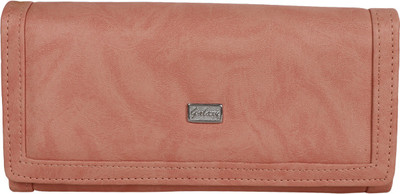 

Regalia Women Casual Beige Artificial Leather Wrist Wallet(8 Card Slots), Peach
