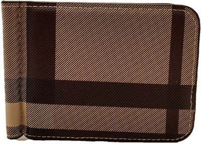 

SGE89 Men Khaki Artificial Leather Money Clip(6 Card Slots)