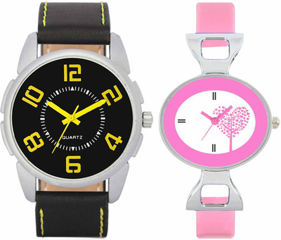 

VALENTIME VL25VT30 New Latest Stylish Designer Collection Leather Combo Couple Fancy Casual Best Offer Watch - For Men & Women