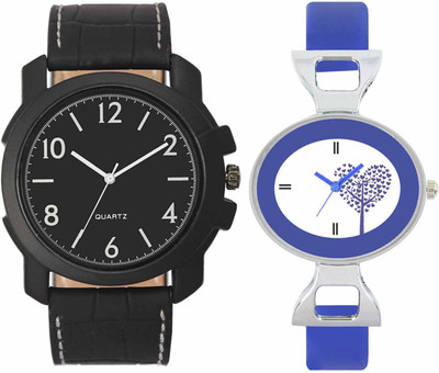 

VALENTIME VL14VT29 New Latest Stylish Designer Collection Leather Combo Couple Fancy Casual Best Offer Watch - For Men & Women