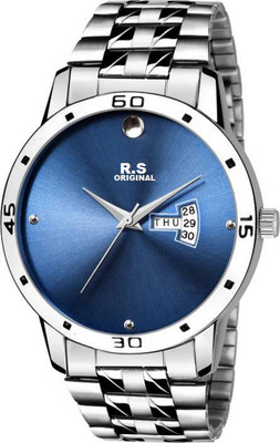 

R S Original RSO-4015 DAY AND DATE BLUE WATCH FOR MEN Watch - For Men