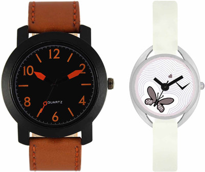 

VALENTIME VL19VT05 New Latest Stylish Designer Collection Leather Combo Couple Fancy Casual Best Offer Watch - For Men & Women