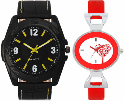 

VALENTIME VL17VT31 New Latest Stylish Designer Collection Leather Combo Couple Fancy Casual Best Offer Watch - For Men & Women