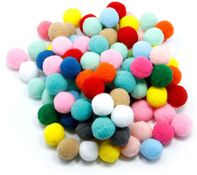 

iDream 15mm Mixed Colour Pompom Soft Pom Pom Balls