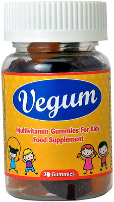 

Vegum Multivitamin Gummies For Kids Food Supplement Unflavored Gummies(75 g)