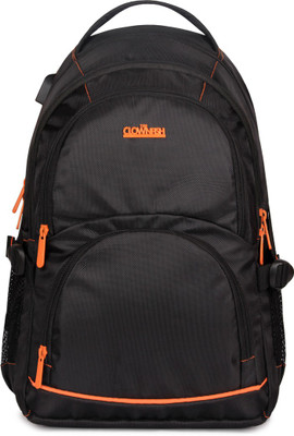 

The Clownfish Igniter 26 Liters Unisex Laptop Backpack with USB 26 L Laptop Backpack(Black), Charcoal black
