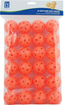 

PGA TOUR Air Flow Practice Golf Balls, Pack of 24 (Yellow) Golf Ball(Pack of 24, Red)