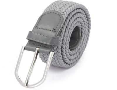 Celebrino Men & Women Casual Grey Nylon Belt