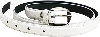 

Divya india Girls White Artificial Leather Belt