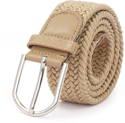 

Celebrino Men & Women Casual Beige Nylon Belt