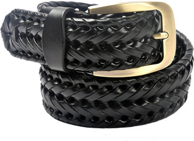 

Verceys Men & Women Casual, Party Black Artificial Leather Belt