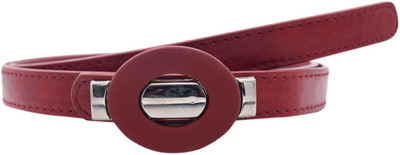 

Baluchi Women Casual, Party, Evening Maroon Artificial Leather Belt