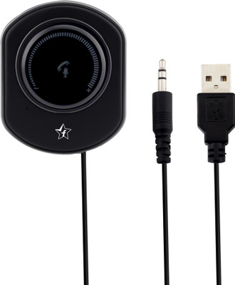 Flipkart SmartBuy v4.2 Car Bluetooth Device with USB Cable, Audio Receiver, 3.5mm Connector(Black)