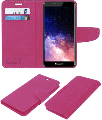 ACM Flip Cover for Panasonic Eluga I7(Pink, Cases with Holder, Pack of: 1)