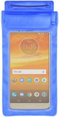 ACM Pouch for Motorola Moto E5 Plus(Blue, Waterproof, Silicon, Pack of: 1)