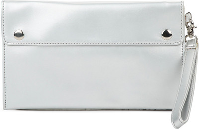 

United Colors of Benetton Casual Silver Clutch