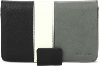 

United Colors of Benetton Casual Black, Grey Clutch
