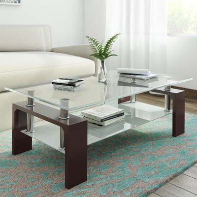 

RoyalOak Atlas Engineered Wood Coffee Table(Finish Color - Black)