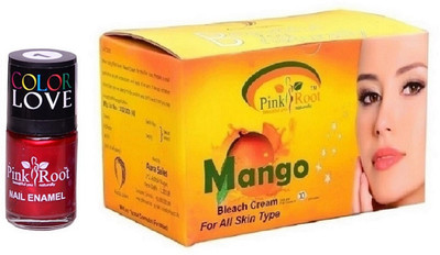 

Pink Root Mango Bleach 250g, Nail Paint 15ml(Set of 2)