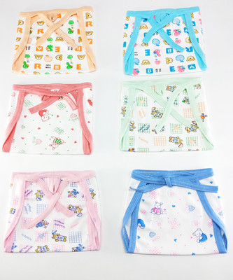 

Aayat Kids Skin Friendly New Born Small Size Multi-Colourful Printed Hosiery Cotton Single Trap S1 - S(6 Pieces)