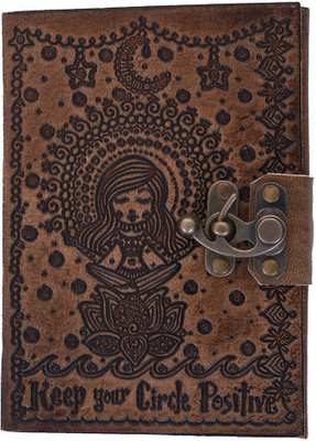 

Craft Play Regular Diary(Handmade Handicraft Leather diary With lock, Tan)