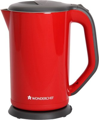 

Wonderchef LUXE Electric Kettle Red Electric Kettle(1.7 L, Red)
