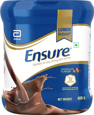 

Ensure Chocolate Nutrition Drink(400 g, Chocolate Flavored)