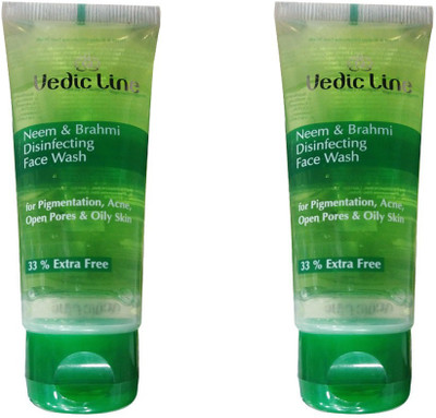 

Vedic Line Neem & Brahimi Disinfecting Face Wash (Pack of 2) Face Wash(50 ml)