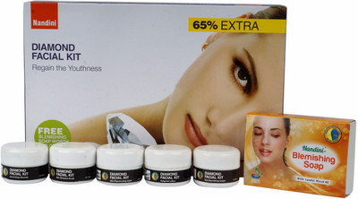 

NANDINI HERBAL HERBAL DIAMOND FACIAL KIT 130 GM 130 g