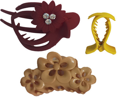 

AV Kavya Clature Hair Claw(Maroon, Brown)