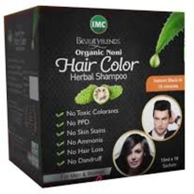 

IMC Hair Colour Shampoo ( Instant Black in 10 Minutes)With Noni Ext. Hair Color(Black)