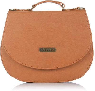 

Fostelo Women Casual Tan PU Sling Bag