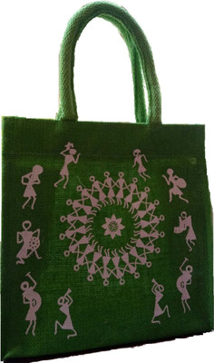 

Handcraft Hand-held Bag(Green)