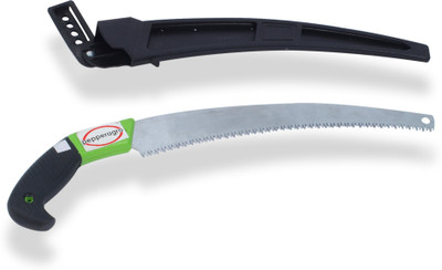 

Pepper Agro Gardening Tools Pruning Saw Tree Pruner 330mm blade with belt sheath Pull Saw(0 inch Blade)