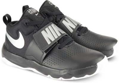 

Nike Boys Velcro Running Shoes(Black, Black/metallic silver-white