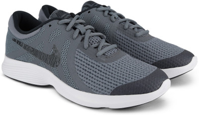 

Nike Boys Lace Running Shoes(Grey, Light carbon/obsidian-thunder blue-white