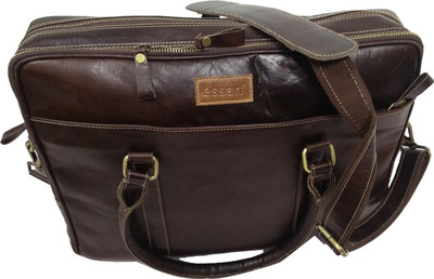 essart 15.6 inch Laptop Messenger Bag(Brown)