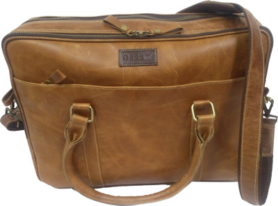 

essart 15.6 inch Laptop Messenger Bag(Tan)