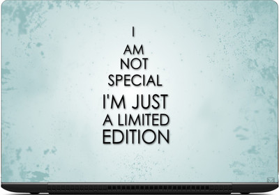 

Gallery 83 i am not special laptop skin sticker wallpaer (15 inch x 10 inch) 2157 vinyl Laptop Decal 15.6