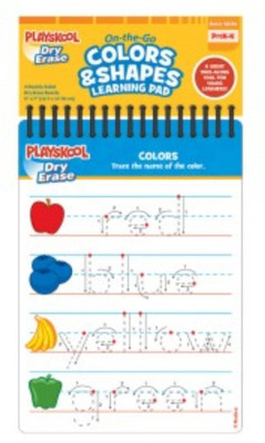 

Playskool Dry Erase Learning Board- Set Of 4 Different Pads (Can Be Used For Teaching & Practice * Numbers * Color & Shapes * Opposites & Matching * Alphabets)(Multicolor)
