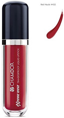 

Chambor Extreme Wear Transferproof Liquid Lipstick (Red Haute 432)(Red Haute 432)