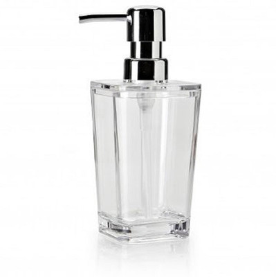 

Rishikansh Rishikansh Lifetime 180 ml Soap Dispenser Acrylic Transparent With High Quality Pump Ideal For Room Bathroom, Luxury Hotel Bathroom 180 L Soap Dispenser(Clear)