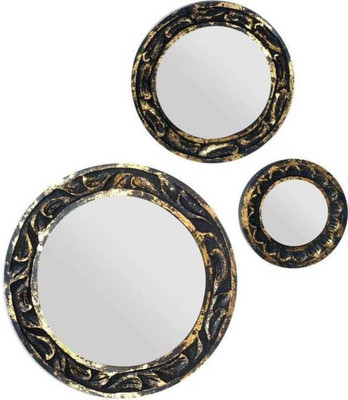 A..R Handicraft mirror Decorative Mirror(Circular Finish : Matt)