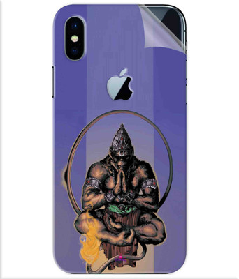 Snooky Apple iPhone X Mobile Skin(Multicolor)