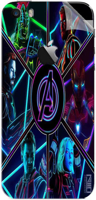 Snooky Apple iPhone 5s Mobile Skin(Multicolor)