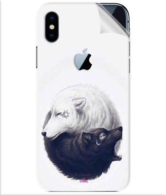Snooky Apple iPhone X Mobile Skin(Multicolor)